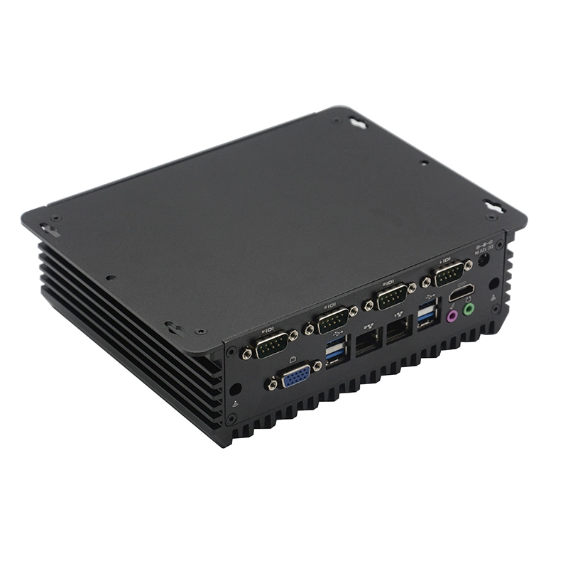 Support 6* RS232 dB9 Serial Interface I5 6360u Dual-Core X86 Fanless Embedded Industrial Mini PC I3 / I5 / I7 Box PC