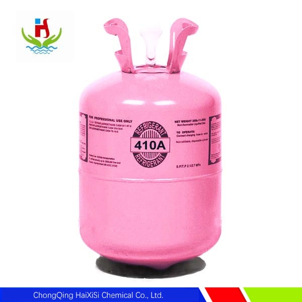 Vente en gros bouteille rechargeable 11,3 kg/25 lb 410A gaz réfrigérant pour Chine fournisseur
