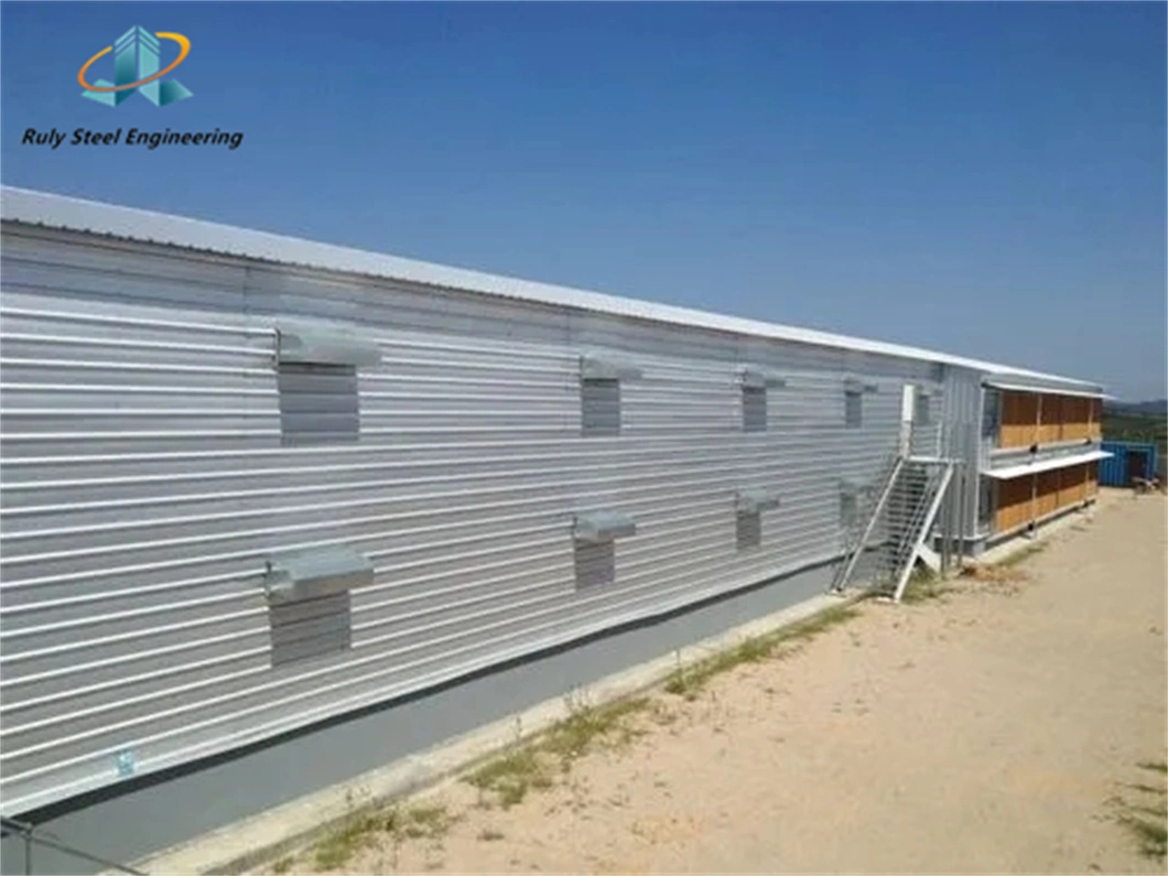 SGS Hot DIP Galvanized Stable Prefabricated Steel Warehouse