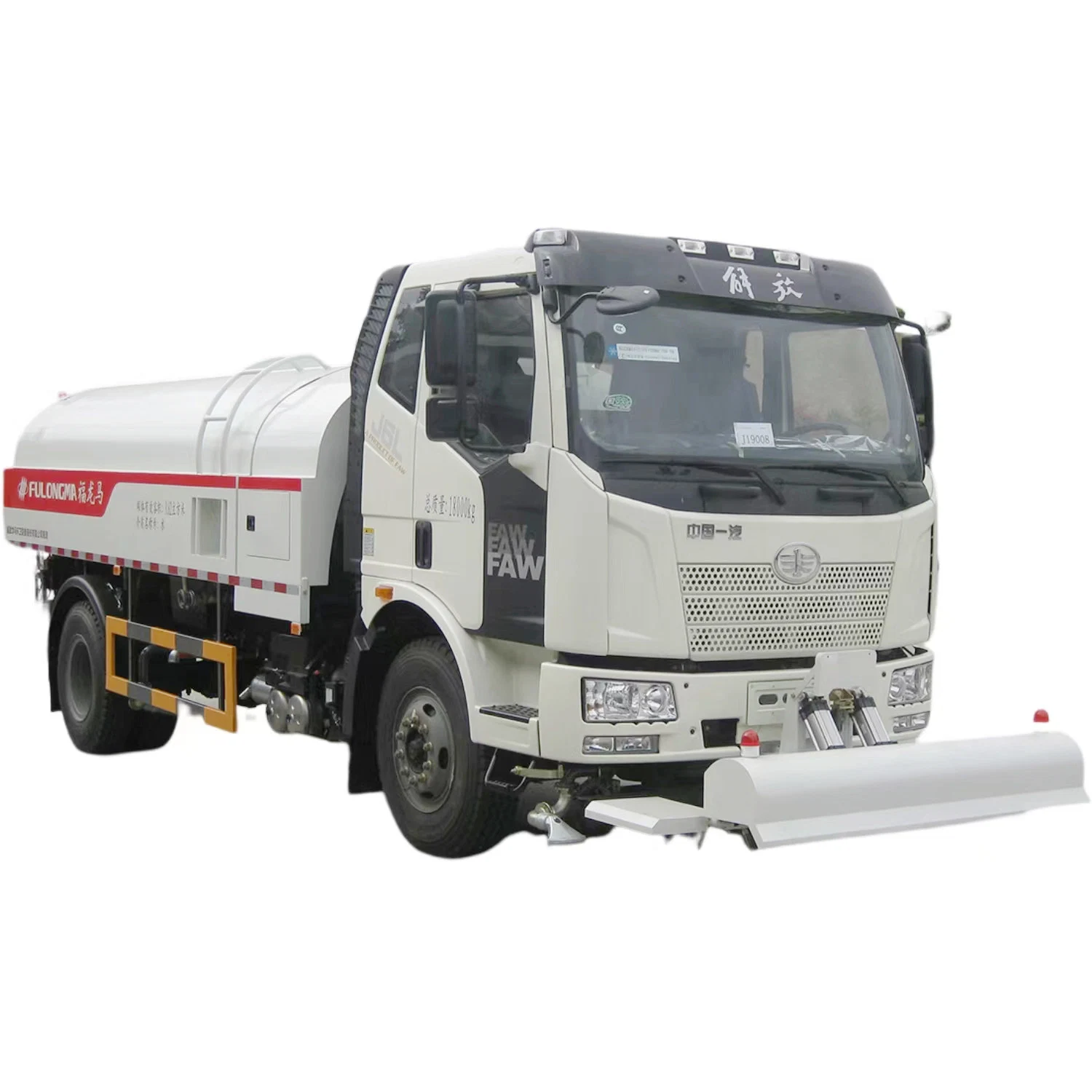 Pure Sweep-Type Diesel FAW by Sea/by Land Cart Sweeping Truck