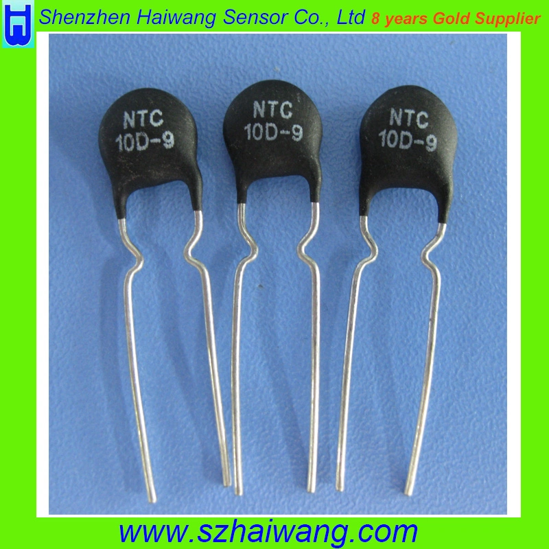 Power Type Ntc Thermistor 10d-9 Temperture Sensor