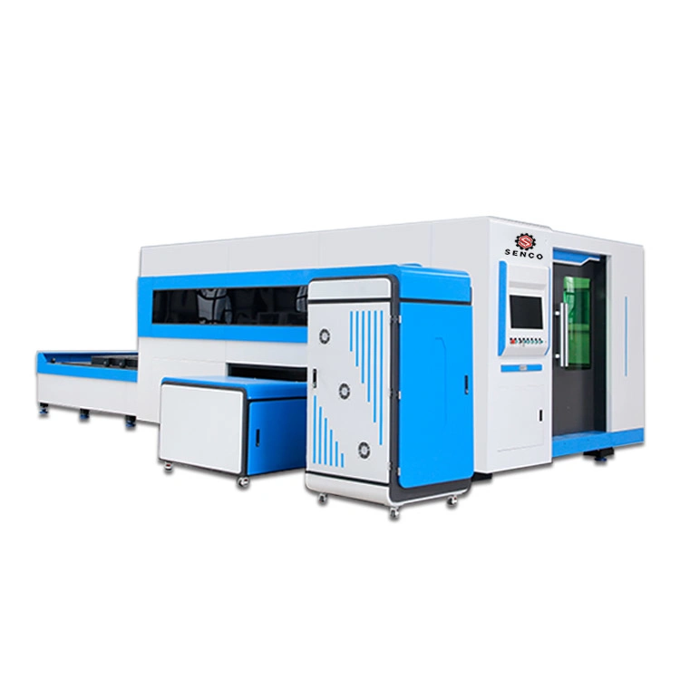 Hocheffizienter Palettenwechsler CNC-Faser-Laser-Cutter Aluminium-Laser Schneidemaschine