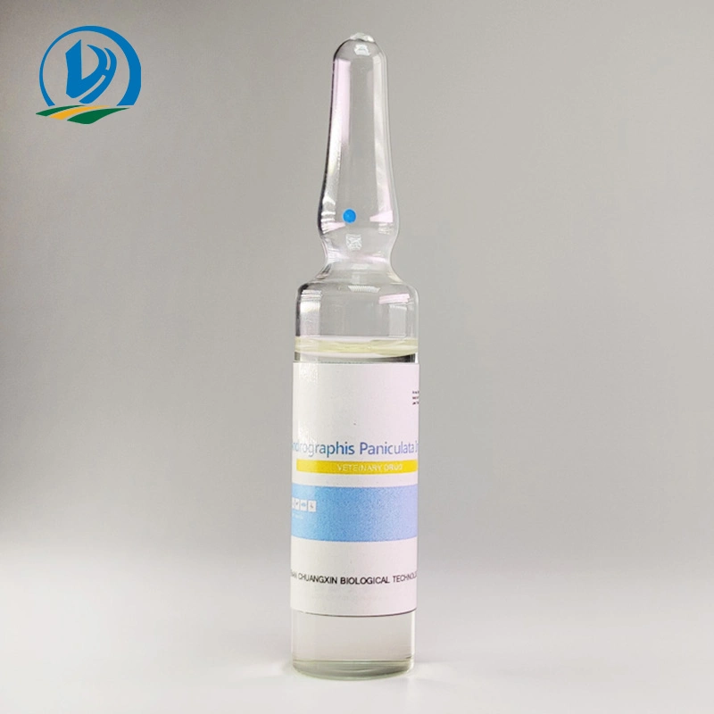 Veterinary Veterinary Medicine Andrographis Paniculata Injection, Pigs, Cattle, Sheep, Dogs, Cats, Respiratory Tract Cough, Asthma, Yellow and White Scour, Diar