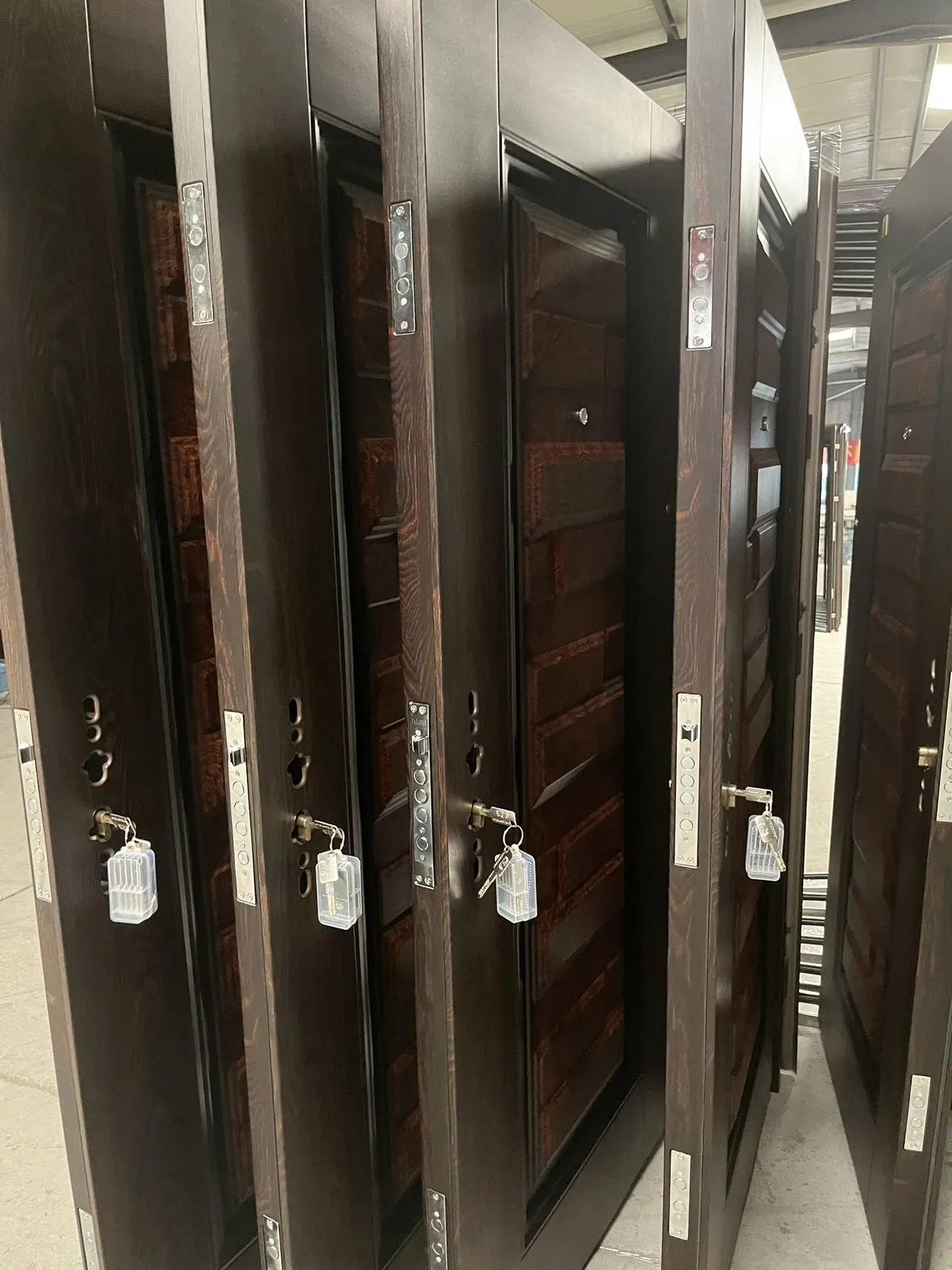 Supplier New Steel Doors Factory Price Exterior Turkey Steel Wooden Iron Door