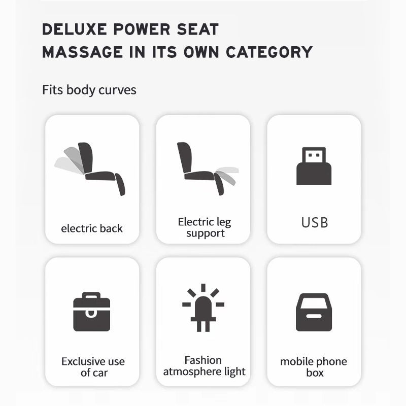 Djzg Heizung Massage Rotierende Auto Elektrische Luxus Rücksitz Auto Sitz rotierende Auto Elektro-Auto-Zubehör für Toyota Hiace