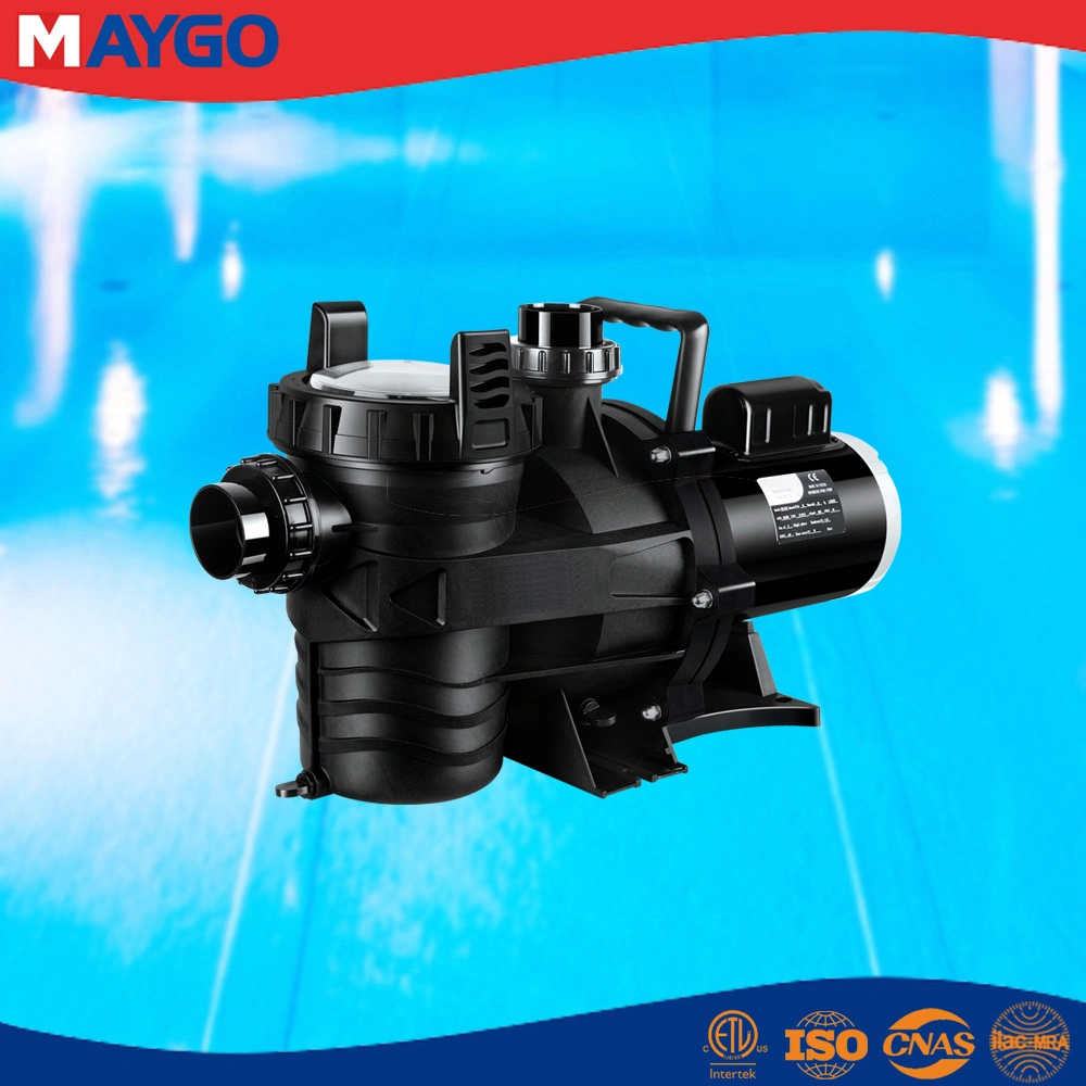 Maygo Nsa 60Hz DIY 2CV Piscina Bombas con Motor TEFC, Cable de 1m y estándar de enchufe - Ideal para piscinas sobre el suelo
