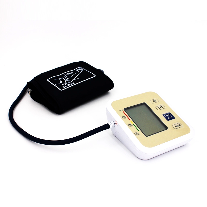 Portable Armband Digital Voice Sphygmomanometer with LCD Screen