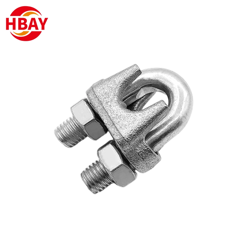 Factory DIN1142 Wire Rope Clip Power Clamp for Electric in Carbon Steel