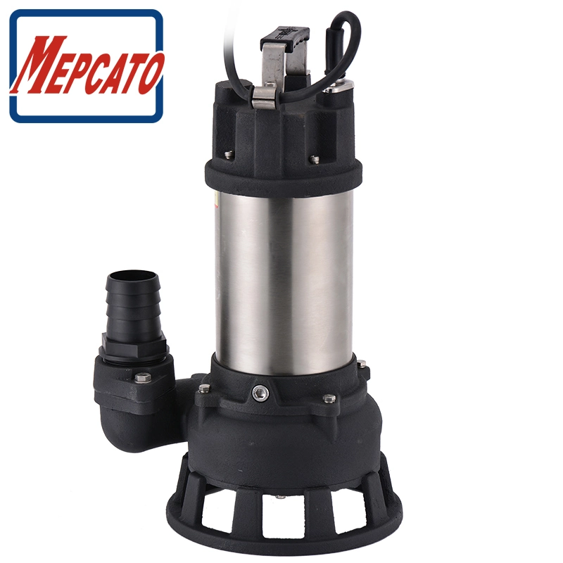 2HP Large Flow Construction Engineering Waste Water Sewage Discharge Cast Iron Submersible Water Drainage Pump with Cutting Impeller