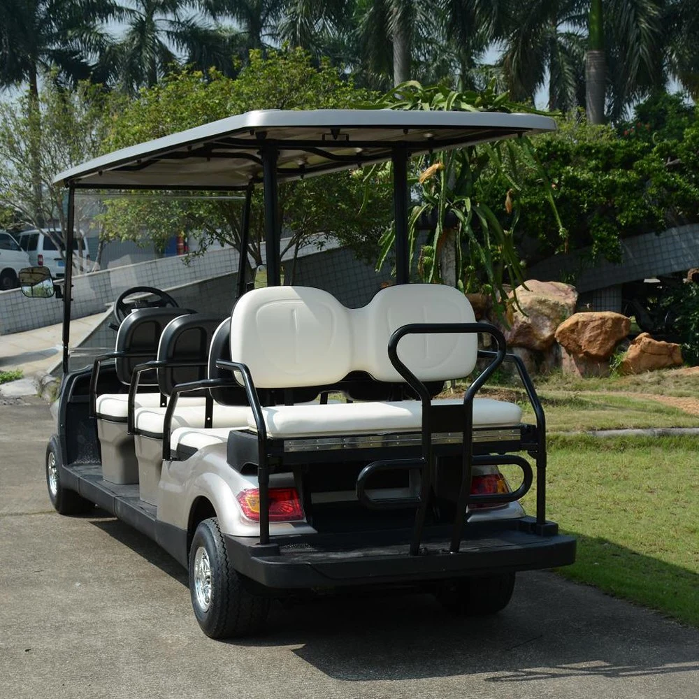 Promotional Good Quality 5.1m Turning Radius 8 Passengers Electric Golf Cart (LT-A627.6+2)