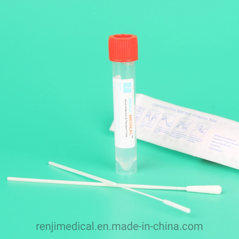 Virus Sample Collection Tube with Swab Non-Inactivated