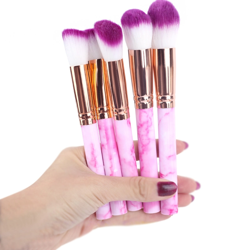 Marble Makeup Brushes Tool Brush Set Kit Professional Powder