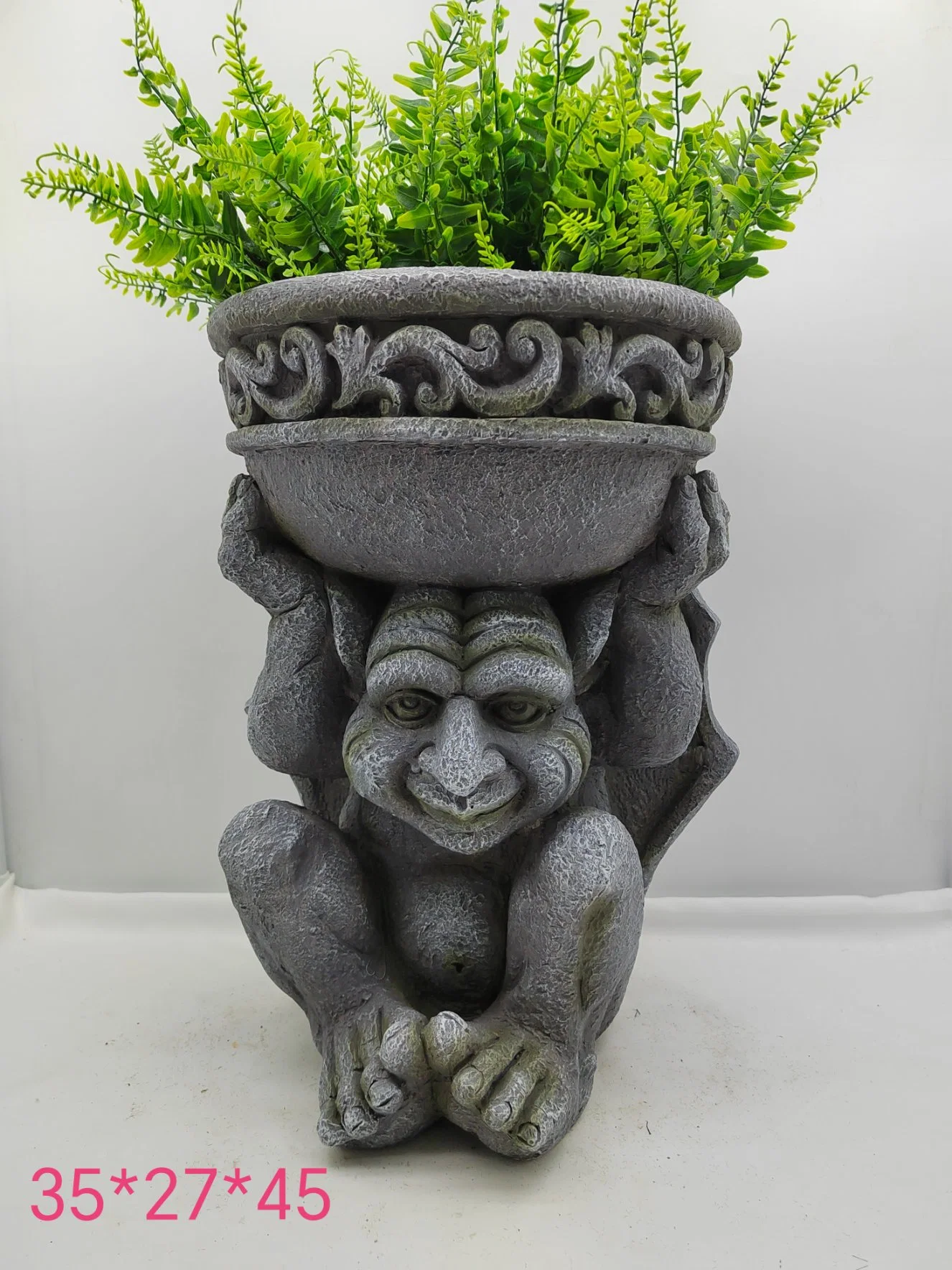 New Fair Lovely Sheep Sculpt Flower Pot Nice Funny Design Decor