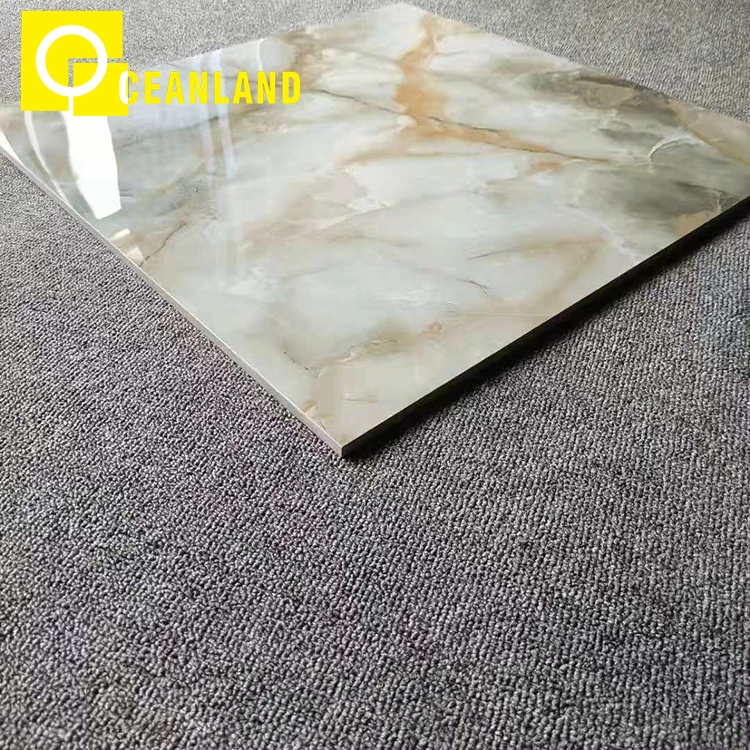 Chinese Good Quality 3D White Polished Ceramic Flooring Tile