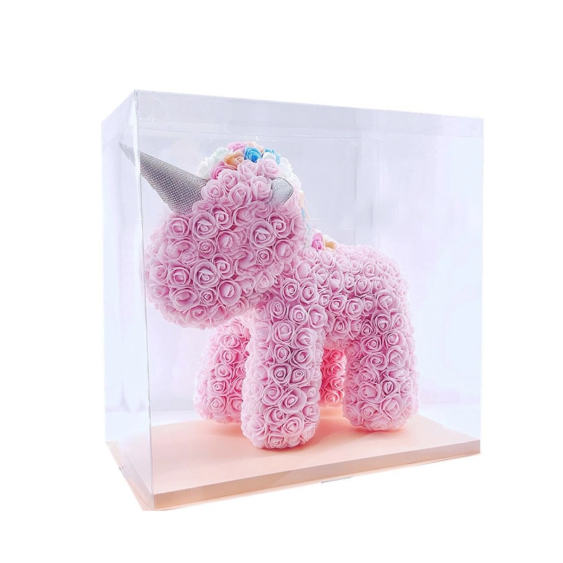 New Arrival Valentine Day Gift Girl Gift Unicornios PE Foam Rose Unicorn