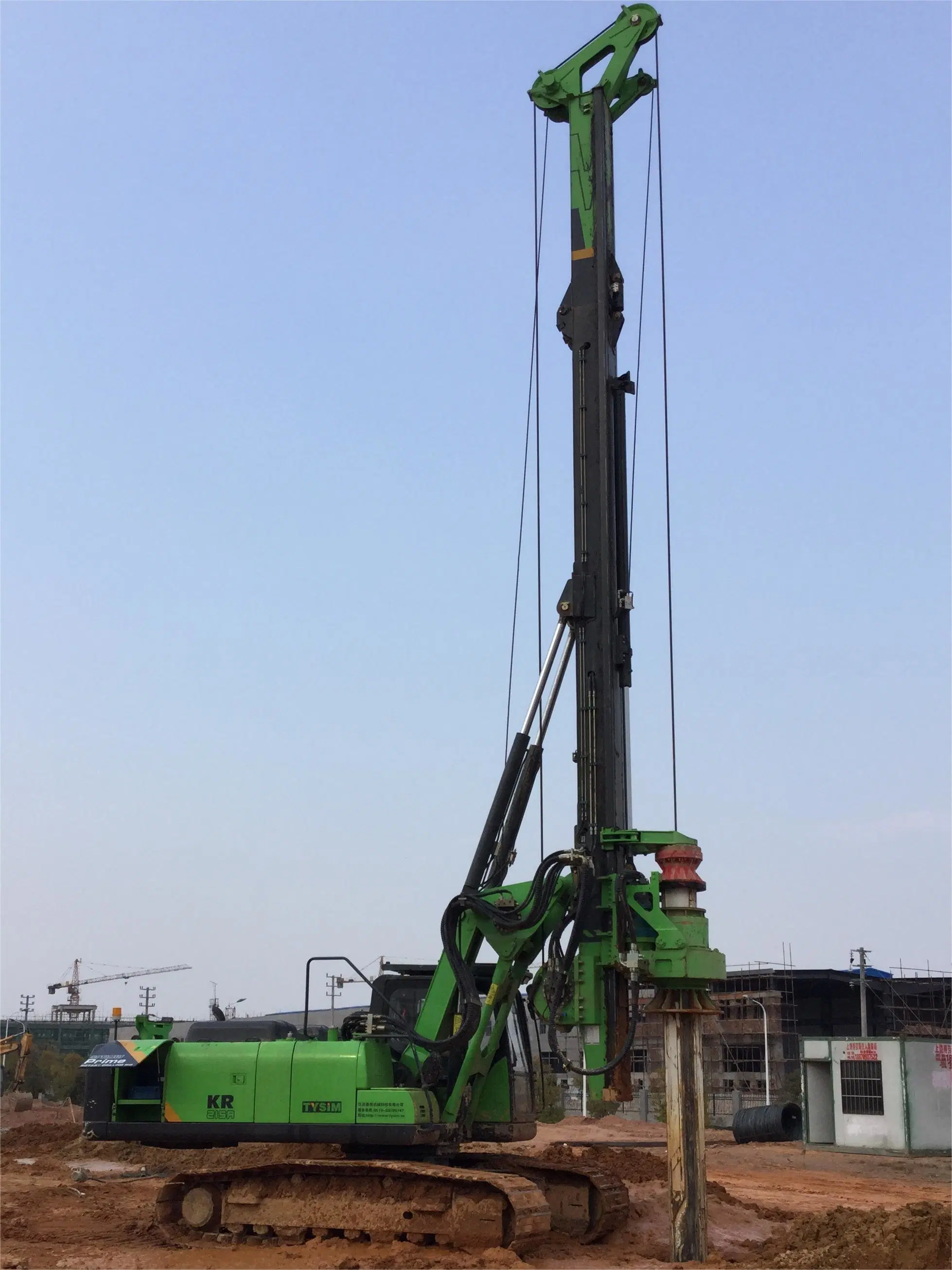 Hydraulic Rotary Drilling Rig Piling Equipment Construction Drilling Machine Rock Drill Kr125