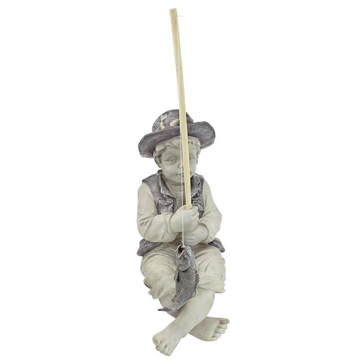 Resin Craft The Little Fisherman of Avignon Statue Fisherman Statue