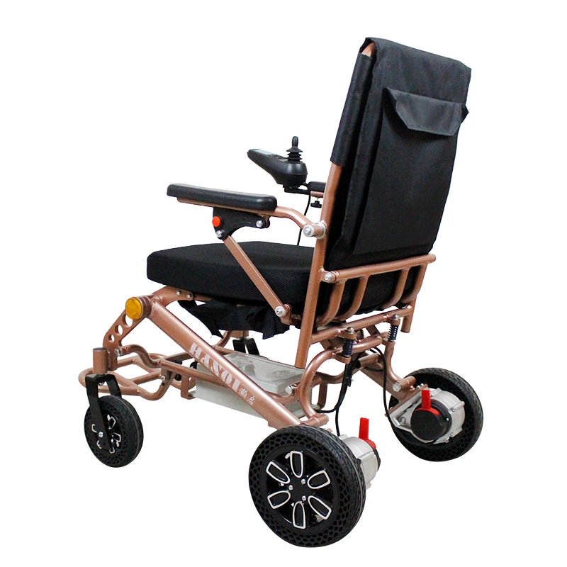 Travel Aluminum Foldable Brushless Motor Lithium Battery Lightweight Electric Wheelchair