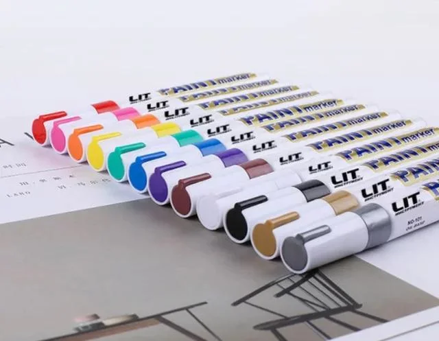 OEM Multifuction Metal Nib Fineliner Acrylic Paint Marker Pen for Industry