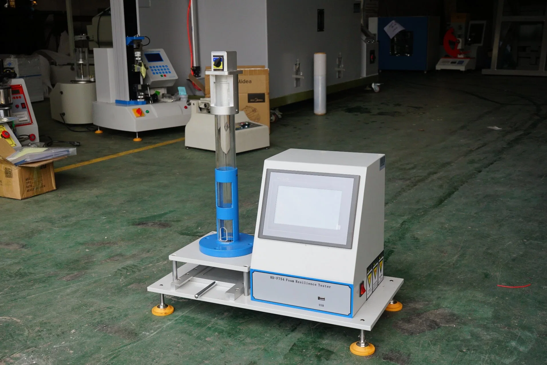 LCD Touch Screen Drop Ball Foams Rebound Durability Testing Machine