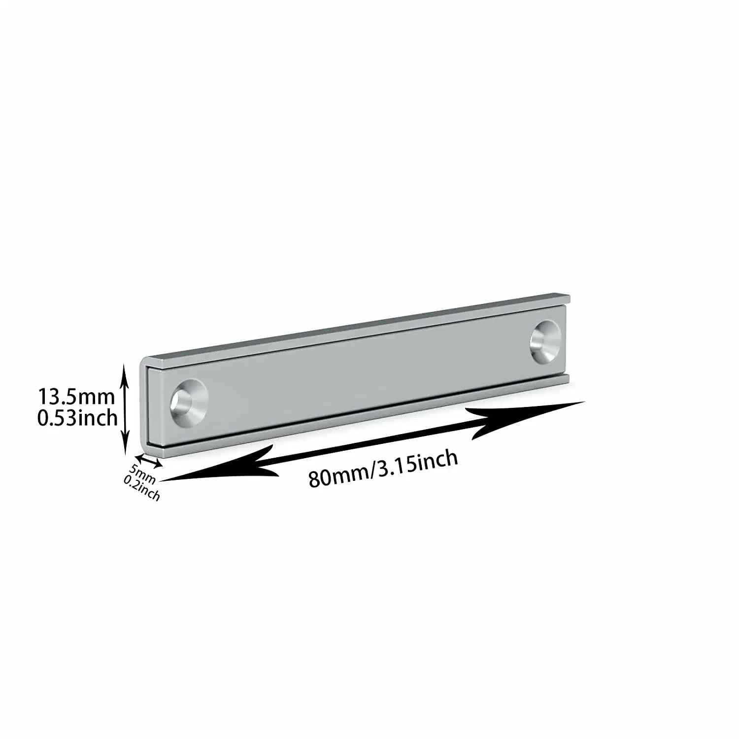 High Performance Countersunk Hole Permanent Neodymium Magnet Blocks High quality/High cost performance 