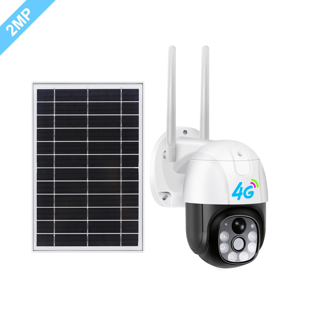 4G SIM Card 1080P IP Camera WiFi Solar Panel Battery Security Camera Waterproof Outdoor PTZ CCTV Camera