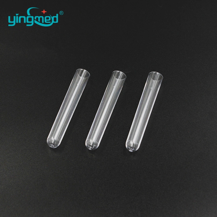 Laboratory Disposable PS or PP Plastic Test Tube