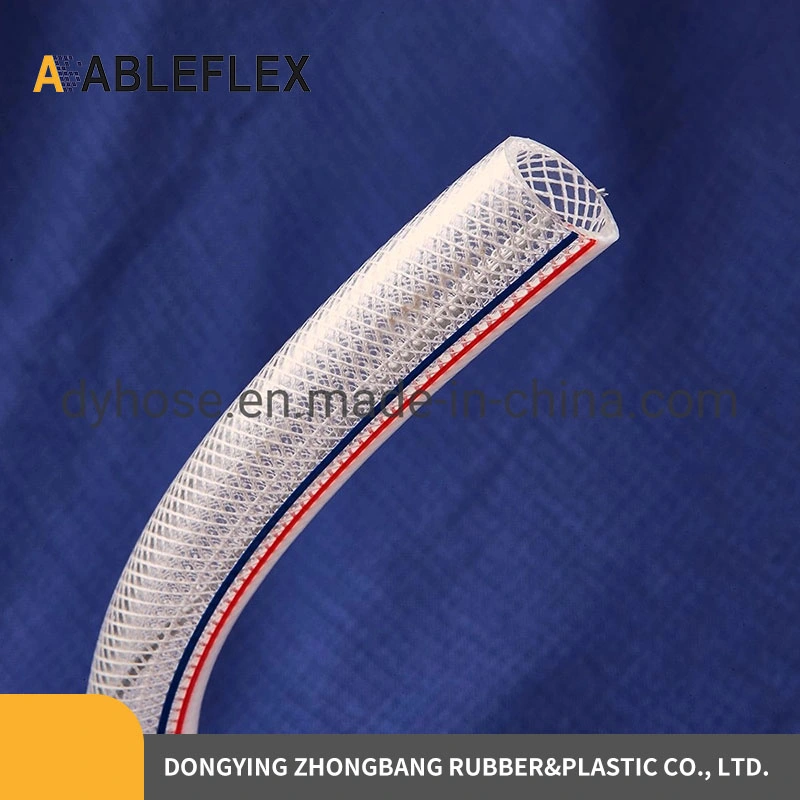 High quality/High cost performance  Lightweight Flexible Braided PVC Fiber Reinforced Hose for Water Transfer