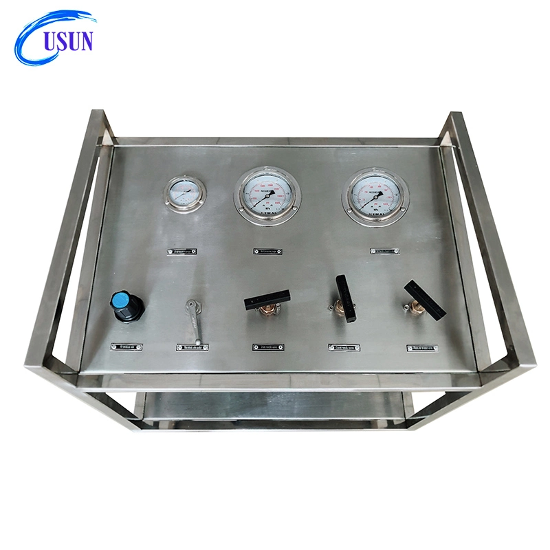 Hot Sale Usun Similar Maximator Stainless Steel Frame Air Driven Gas Booster Pump Station