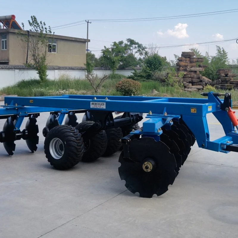 Farm Tractor 3 Point Offset Disc Harrow for Sale 12 14 Cultivator Best Price Hand Tractor 4FT Disc Plow