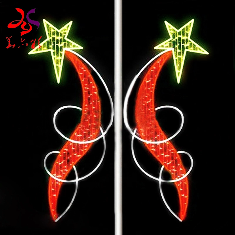 Hot Sales LED Christmas Lights Halloween Use LED Lamp Pole Street Motif Light for Custom Commercial Decoration