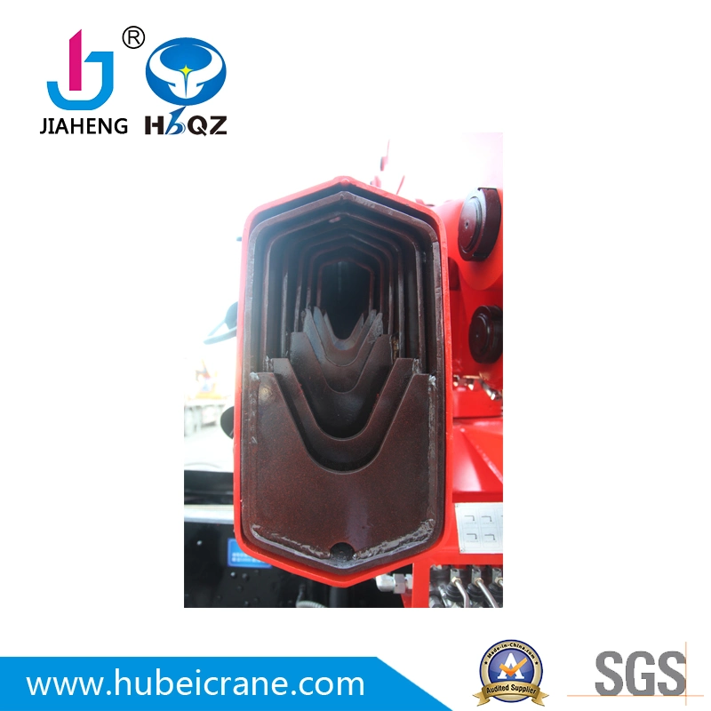 made in China HBQZ Knuckle 5 booms Cargo Truck Crane 20ton SQ400ZB4 Price List building material lift fork tissue gift remote