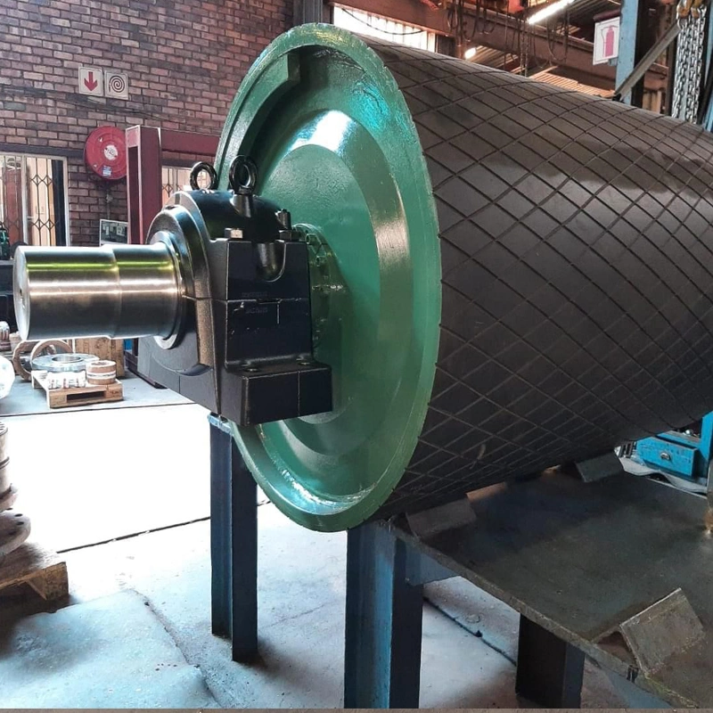 Quality Assurance Belt Conveyor Diamond Lagging Take-up/Drive/Head Drum/Pulley with The Best Price for Cement/Coal