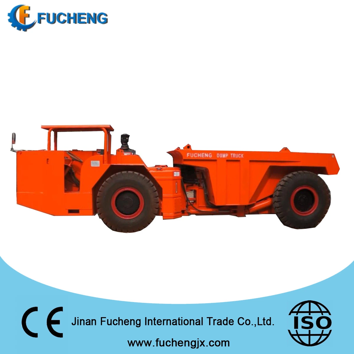 Diesel underground mining dumper/ dump truck with comfortable ergonomics compartment