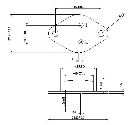 Lh42094 Hochtemperatur 200 Grad integrierter Schaltkreis 3,3V Lineare Spannung Stabilisator