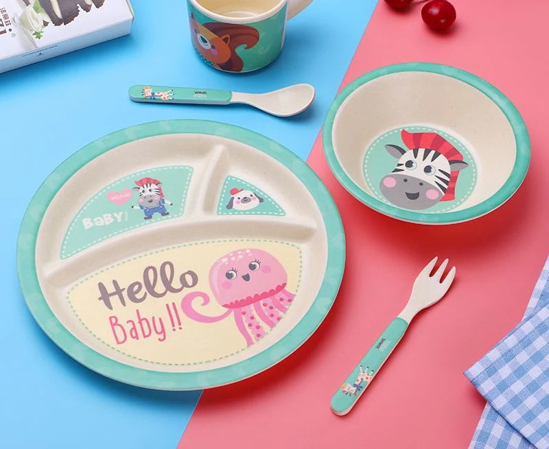 Factory Wholesale/Supplier All Size Kids Melamine Bamboo Fiber Tableware