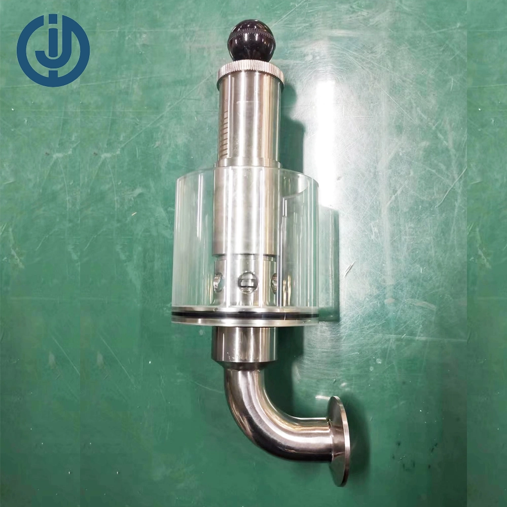 Stainless Steel Sanitary Grade DIN Anti-Corrosion Anti-Leakage Exhaust Valve for Food Process