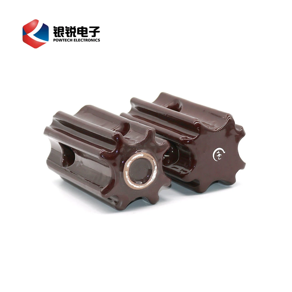 Brown Color Porcelain Stay Insulator for Pole Line