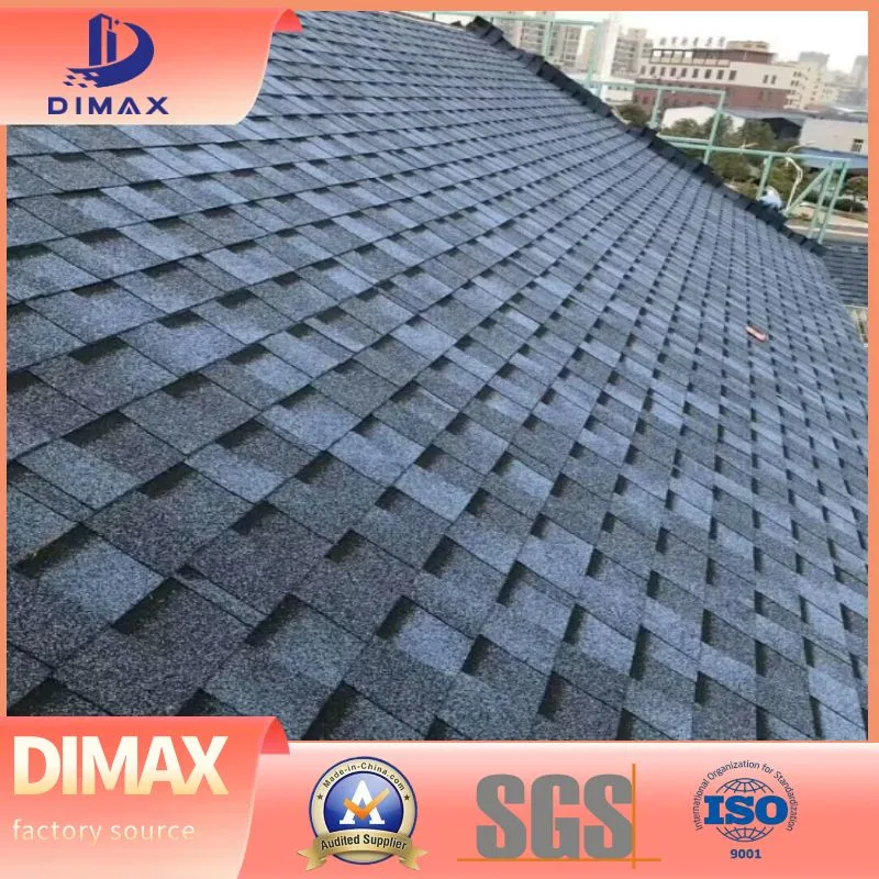 بيع مباشر للمصنع سقف أسفلت حجري ملون مقاوم للماء من أعلى جودة Shingle Tiles