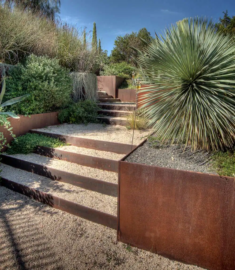 Corten Steel Flower Pot Large Planter