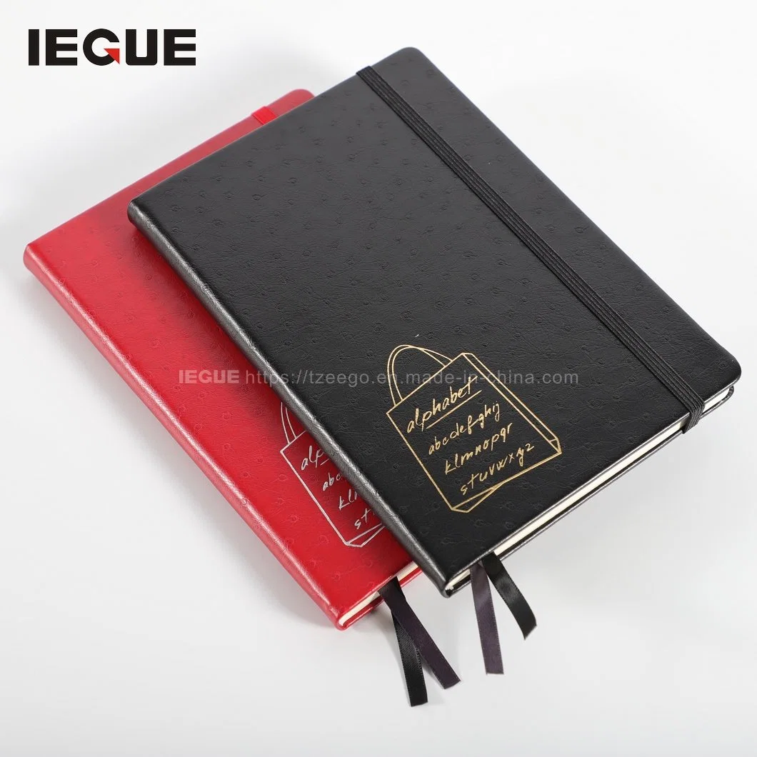 School Promotional Customized PVC Leather Journal Lined Promotion Journal Printing Custom Notebook with Pocket