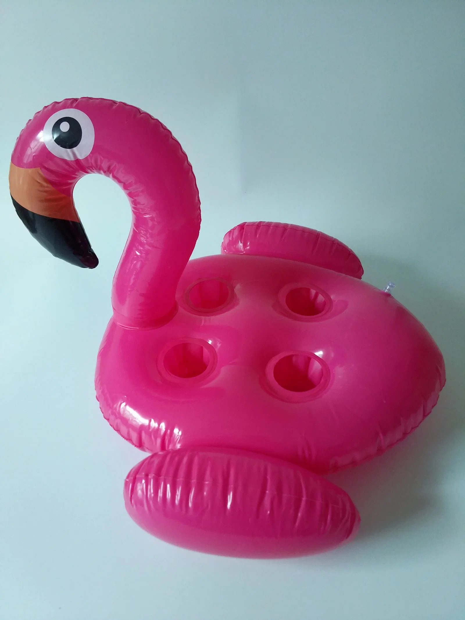 Flamingo Shape Inflatable Drink Cup Holders Floating Toy