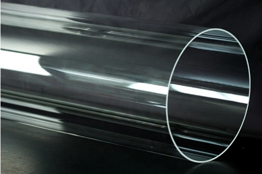 Transparent Large Diameter Diffusion Furnace Quartz Tube Pq181e (GE214)