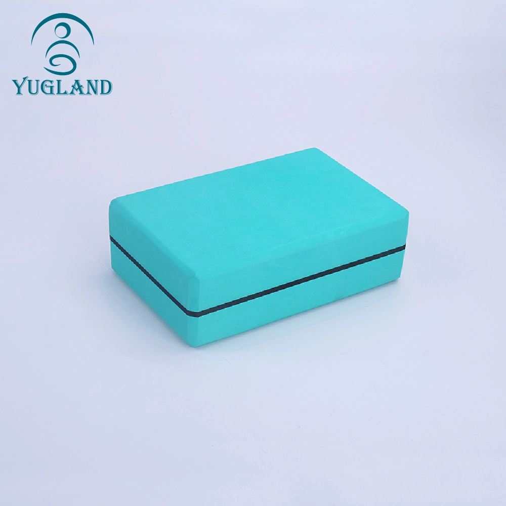 Yugland High Density Anti-Slip Lightweight Custom Logo Yoga Block EVA Foam Building Blocks for Exercise Pilates Fitness