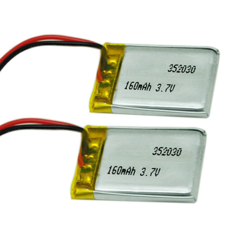 La batería Lipo batería de polímero Li-ion 3.7V 160mAh 124650