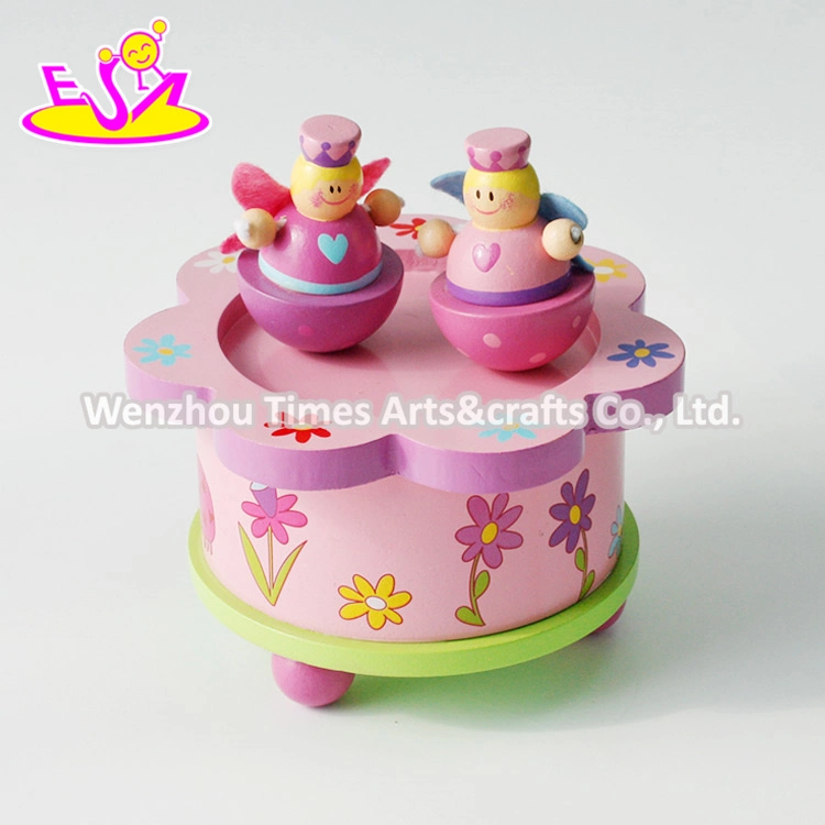 Wooden Music Instrument Carousel Music Box for Gifts and Home Decoration W07b028