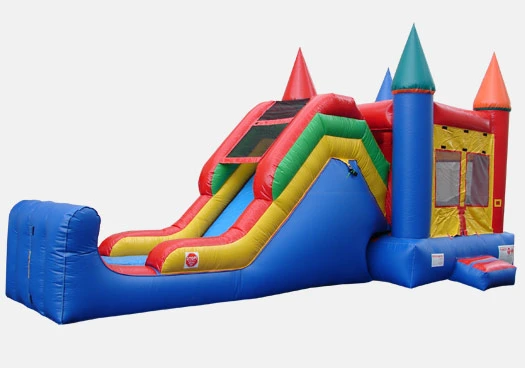 Comercial Wet Dry Combo Kids Jumping Slide Bounce House Gran tobogán de agua inflable para la venta