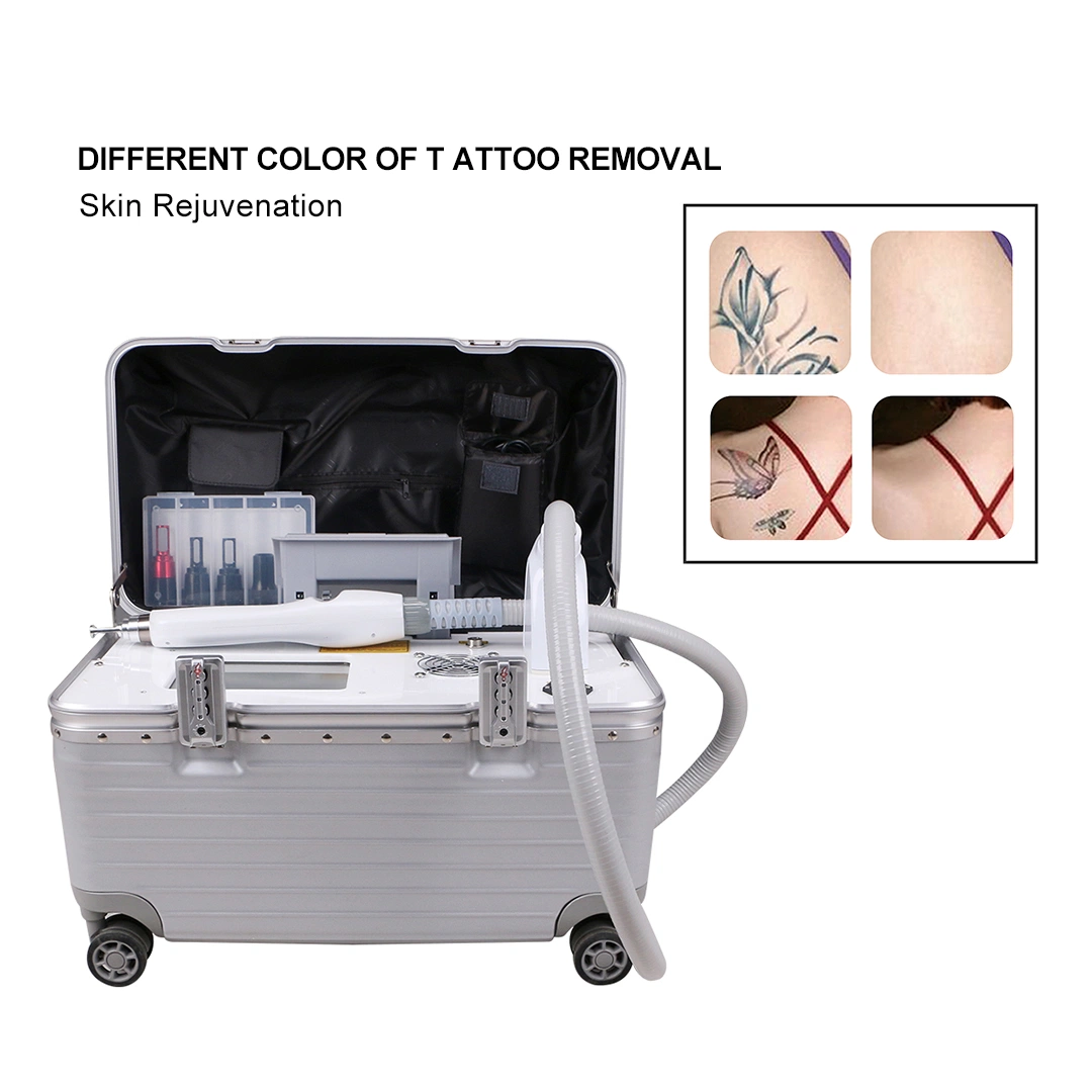 Trolley Box Type Picosecond ND YAG Tattoo Removal Machine for Aesthetic Center Use