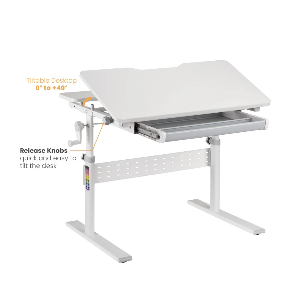 Startseite Ergonomic Study Desk Kindermöbel modernes Design Günstige Multi-funktional Höhenverstellbarer Tisch für Kinder