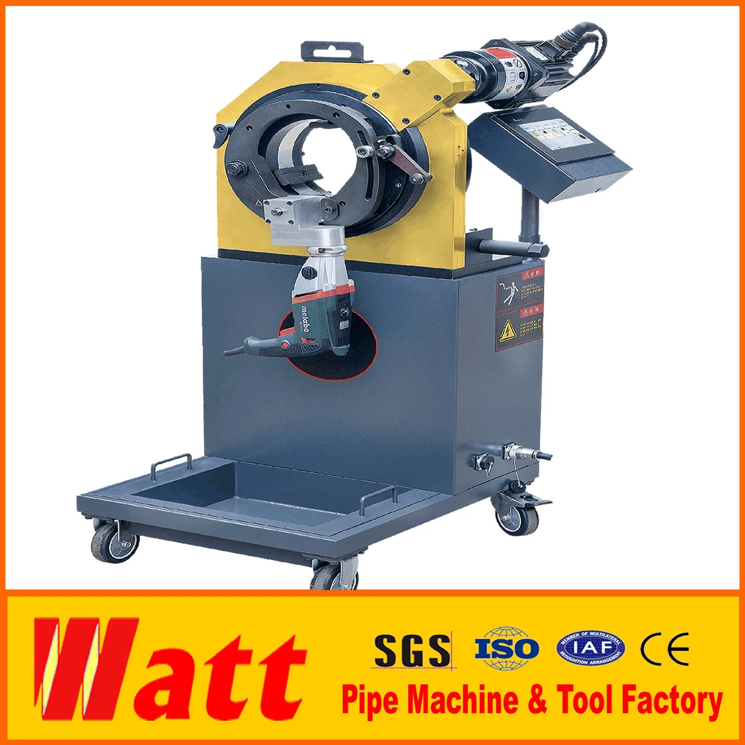 E-Orbital Pipe Cutting Machine